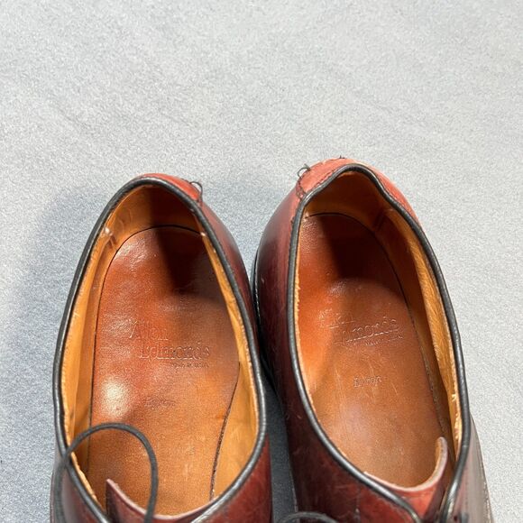 Allen Edmonds Byron Dress Shoes Mens 12D Brown Burgundy Leather Cap Toe Oxfords main image 5